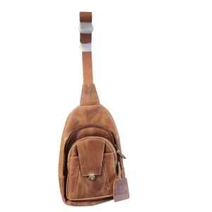 Bellvari Brown Leather Backpack